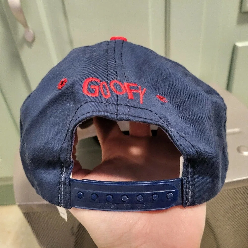 Vintage 80s Walt Disney Goofy Baseball USA Made Snapback Hat‎ Cap RARE
